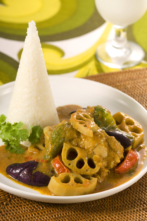 マルハ物産レシピ　れんこんのココナッツカレー
