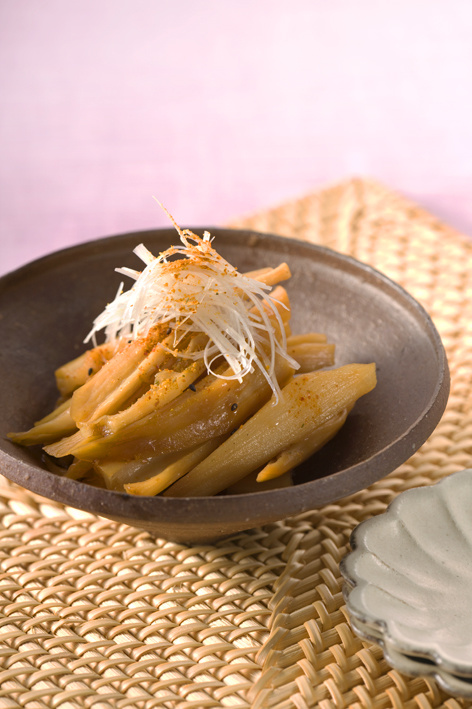 マルハ物産レシピ　さっぱりれんこんきんぴら