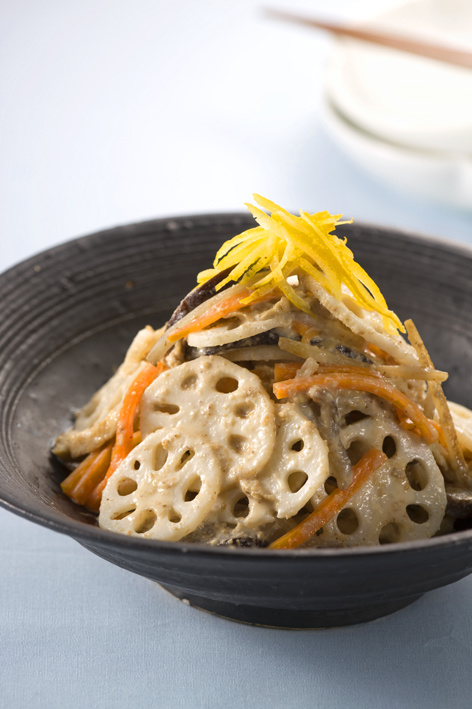 根菜の胡麻和え