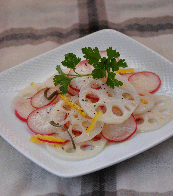 マルハ物産ご馳走歳時記1月 れんこんのさっぱりサラダ