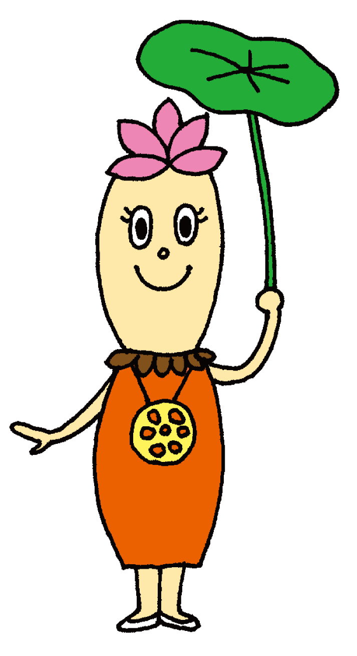 マルハ物産キャラクター　レン子ちゃん