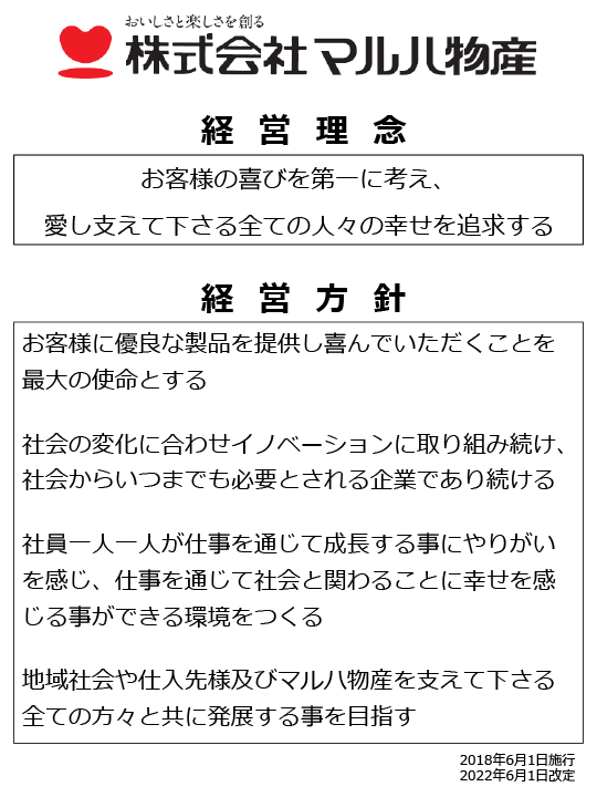経営理念と経営方針2206改定